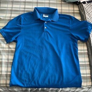 Men's Airflux Solid Mesh Short Sleeve Golf Polo Shirt